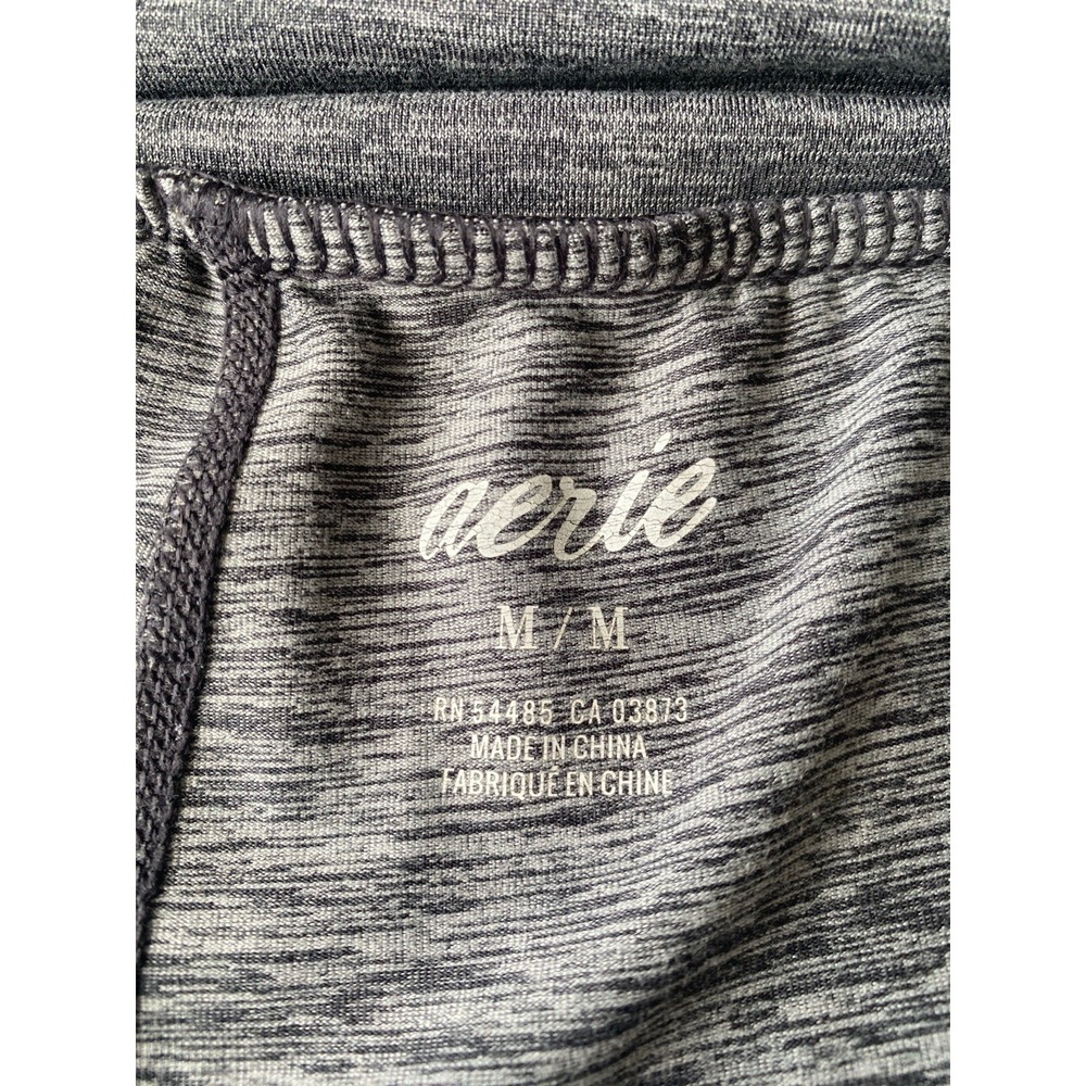 Aerie Move High-Waisted Harem Jogger Charcoal, Gray Women's Size Medium Soft - Picture 3 of 5